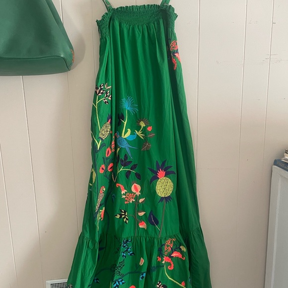 Green Anthropologie dress - Picture 5 of 10